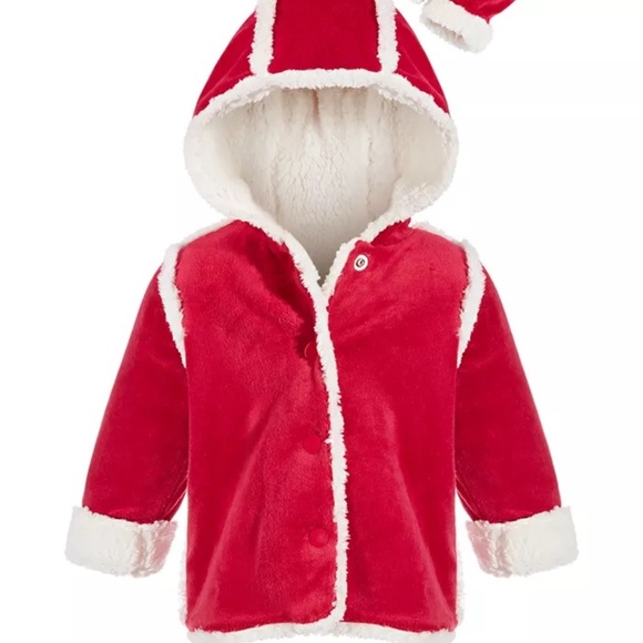 NWT Baby Velour Jacket & Mitten Set - 24 Months - Picture 2 of 3